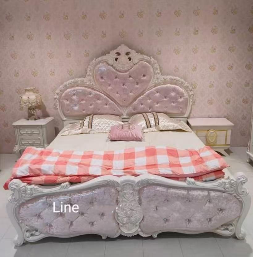 Baroque Style Wooden Bed(TF/BD/010)