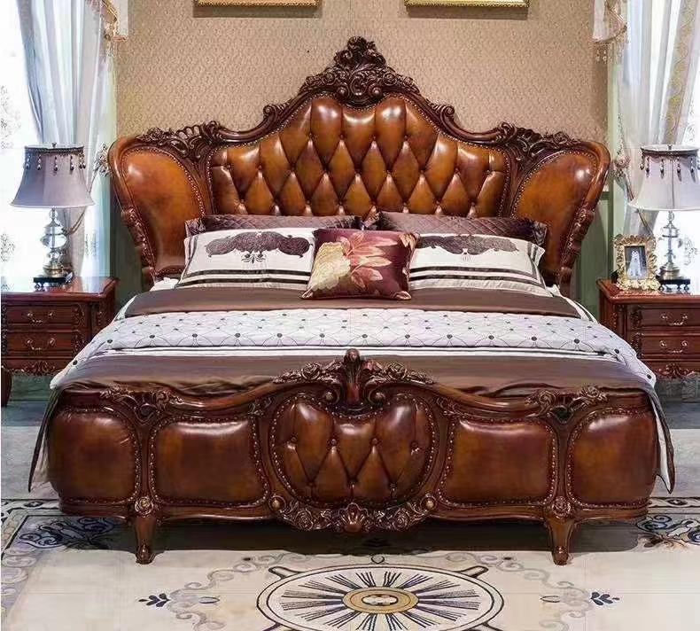 Luxury Antique European-style bed (TF/BD/016)